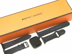 まだ美品 HERMES apple Watch SERIES 8 スペースブラック ☆ MNL53J/A 45MM エルメス アップルウォッチ スマートウォッチ ▼ フフト00/6D