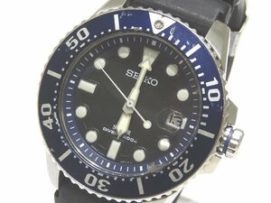 SEIKO セイコー プロスペックス ソーラー ダイバーウォッチ メンズ 時計 ☆ V157-0BT0 デイト ブルー AIR DIVER'S 200m ▼ サフト0/6E