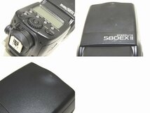 Canon キャノン スピードライト ストロボ 580EX Ⅱ ◇ ブラック カメラ アクセサリー SPEEDLITE ▼ ヨフト0/6E_画像2