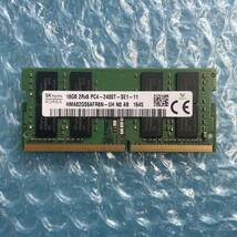 SKhynix 16GB×1枚 計16GB DDR4 PC4-2400T-SE1-11 中古 ノートPC用 メモリ 【NM-323】_画像1