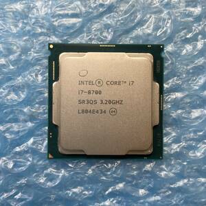 Intel i7-8700 SR3QS 3.20GHz インテル デスクトップ CPU ジャンク【DC-199】 