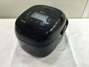 【211】TOSHIBA 東芝 IH炊飯器 炊飯ジャー 5.5合炊き IH炊きたて RC-BK10VRR 2021年製 中古品