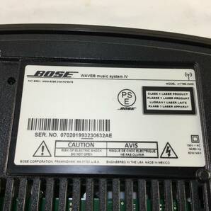 【240】BOSE WAVE music system Ⅳ 417788-WMS/Sound Touch 412534-SM2 リモコン付属 ジャンク扱いの画像6