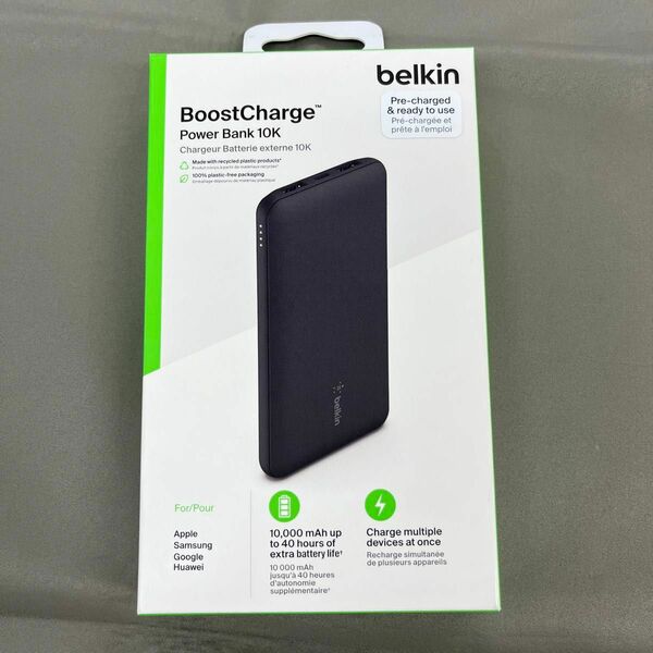 Belkin モバイルバッテリー 大容量10000mAh iPhone 15 (USB-C) Android対応 