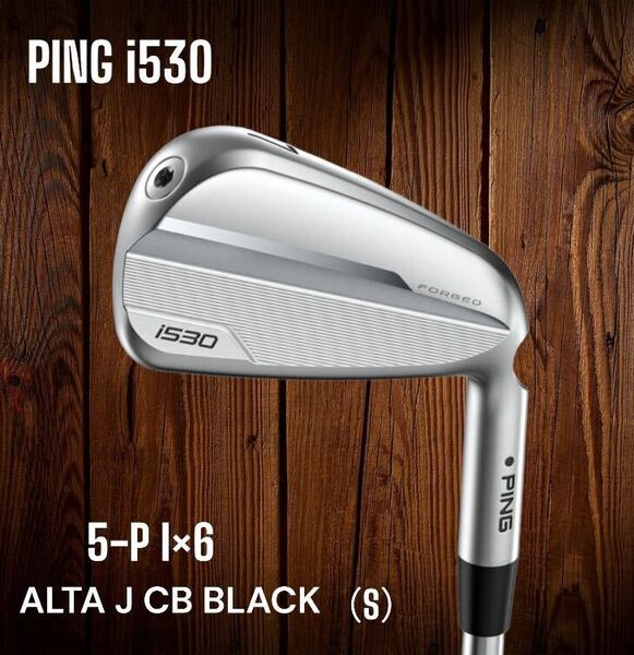 PING ピン i530 アイアン 5-P 6本セット ALTA J CB BLACK S