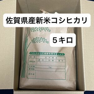 佐賀県産　新米　コシヒカリ　5kg 令和5年度産