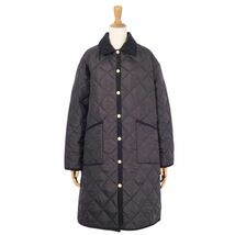 未使用 トラディショナルウェザーウェア Traditional Weatherwear コート キルティング 中綿入 レディース 32 ブラック cf05mm-rm11e27515_画像2