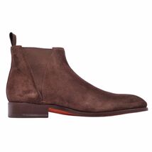 未使用 サントーニ Santoni ブーツ サイドゴア スウェードレザー シューズ 靴 メンズ イタリア製 5 1/2 ブラウン cf05ob-rm05e27594_画像6