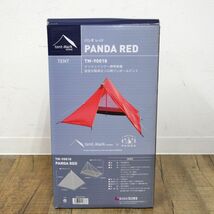未使用 テンマクデザイン tent-Mark DESIGNS PANDA RED パンダ TM-90018 モノポール ワンポール テント ソロ キャンプ cf05ol-rk26y05647_画像4