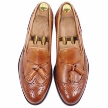 美品 クロケット&ジョーンズ Crockett&Jones タッセルローファー LICHFIELD2 リッチフィールド2 シューズ メンズ 7E cf05od-rm05f10100_画像4