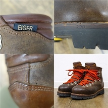 アイガー EIGER 登山靴 27cm ブーツ レザー 革靴 ビブラムソール トレッキング シューズ 靴 アウトドア cf05mo-rk26y05561_画像10