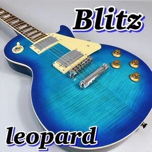 BLITZ by ARIA PROⅡ Leopard / Blitz Aria Pro Lespaul Leopard blue sun Burst . eyes 