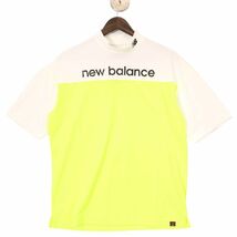 【新品、未使用】ニューバランスゴルフ　Tシャツ　メンズ　サイズ：６（ＬＬ）　イエロー　夏_画像2