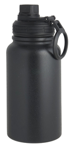 新品 水筒 600ml ボトル IMMEDI BOTTLE ブラック 保冷 保温 氷が入れやすい 洗いやすい 広口 直飲み 取っ手付き 表面滑りにくく加工