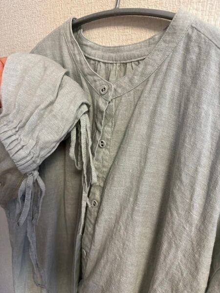 リネン ブラウス シャツ ethical crafts