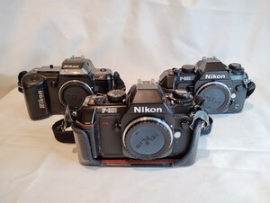 ニコン Nikon フィルムカメラ ボディ F-301F-401F-501ジャンク品　F301F401F501 一眼レフ3台まとめてAF MF