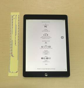 中古 純正品 iPad Air 2 フロントパネル 画面 液晶 修理 交換 、画面 パネル 交換テープ 付き カラー黒 ジャンク1