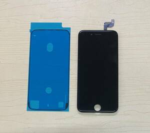 中古純正品 iPhone 6s フロントパネル 　タッチ スライド 操作出来ました、カラー黒、防水シール付き 、ジャンク