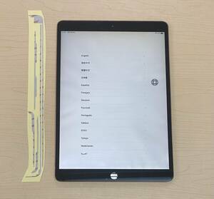 中古 純正品 iPad Air 3 フロントパネル 画面 液晶 修理 交換 モデル A2152、A2123、A2153、A2154 カラー黒 ジャンク