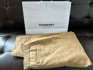 [ 1 иен старт! превосходный товар ]BURBERRY Burberry хлопок брюки легкий брюки джерси низ высокий бренд TB общий рисунок 52