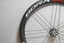 ○Campagnolo カンパニョーロ BORA ULTRA 50 シマノフリー 11s対応 クリンチャー ブライトラベル カーボンホイールセット_画像6