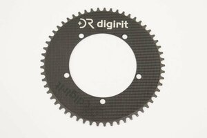 ☆Digirit ディジリット 57T BCD 144mm 5ARM フルカーボンチェーンリング 美品