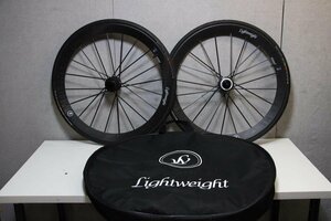 最高峰ホイール! ○Lightweight ライトウエイト Meilenstein Evo DISC シマノフリー 11s対応 チューブレス カーボンホイールセット 美品