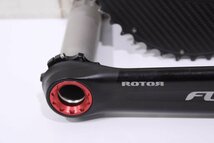 ★ROTOR ローター 3D+ FLOW 175mm 53/38T 2x11s クランクセット BCD:110mm QRINGS QARBON_画像4
