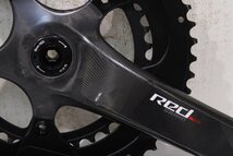 ★SRAM スラム RED 22 170mm 52/36T 2x11s クランクセット BCD:110mm 極上品_画像3