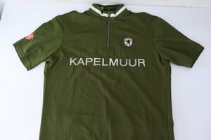 ▽KAPELMUUR カペルミュール 半袖レトロジャージ ヴィンテージカーキ kphs151 Mサイズ 超美品