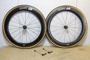 ○DT SWISS ARC1400 DICUT 62 シマノフリー 11s対応 クリンチャー チューブレス カーボンホイールセット