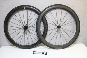 ○MAVIC マビック COSMIC SL40 RIM シマノフリー 11s対応 クリンチャー チューブレス カーボンホイールセット