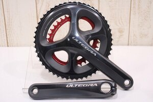 ★SHIMANO シマノ FC-6800 DURA-ACE ULTEGRA 170mm 50/34T 2x11s クランクセット BCD:110mm インナーチェーンリング換装