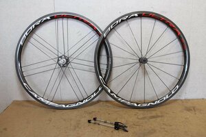 ○Campagnolo カンパニョーロ BORA ULTRA 35 AC3 シマノ11s対応 チューブラー ブライトラベル カーボンホイールセット 超美品