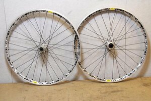 ○MAVIC マビック DEEMAX DISC 26インチ シマノフリー 10s対応 クリンチャー チューブレス ホイールセット 難あり