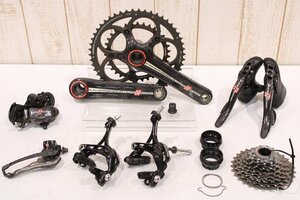 *Campagnolo Campagnolo SUPER RECORD 2x11s обод тормоз группа комплект 5 arm 172.5mm 50/34T