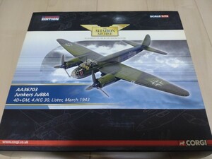 CORGI コーギー 1:72 Ju-88A 4./KG30 Lister March 1943