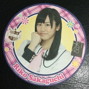 AKBカフェ限定 HKT48 制服衣装 コースター 坂口理子