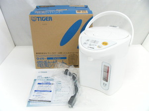 TIGER タイガー マイコン 電動ポット PDR-G221 W ホワイト 2.2L 2023年製 未使用品