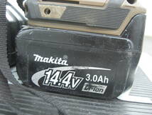 中古マキタ14.4V充電式インパクトドライバ TD161(3.0Ah)　予備バッテリー・ケース・充電器_画像5