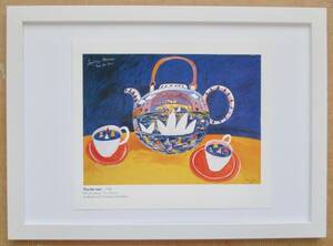 ケン・ドーン 「Tea for two」 印刷物 画集画 A4新品額入り 