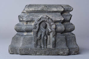 [SBCB]4781 Buddhism fine art stone carving Buddhist image gun da-la one-side rock 