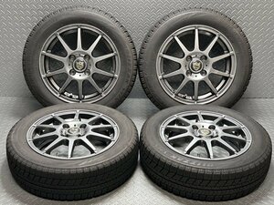 【中古】ブリヂストン ブリザック VRX 155/65R14 ラパン LEHRMEISTER BRANDLE-LINE STRANGER14x4.5J+43 4穴100 (24040265)