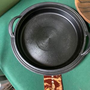  south part iron vessel saucepan for sukiyaki ...30cm beautiful goods 