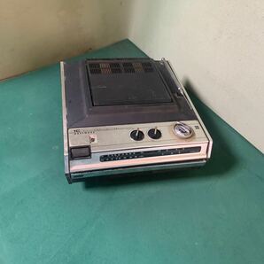 national 昭和レトロ TR-306R テレビ 中古 ジャンクで出品の画像2