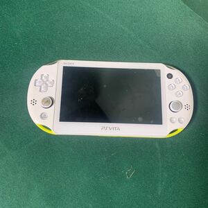 SONY PSVITA MODEL PCH-2000 body yellow color used use possibility, charger is not. present condition goods 