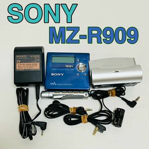 SONY WALKMAN ウォークマン MZ-R909ソニー ポータブルMDプレーヤー ジャンク