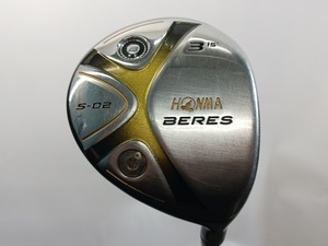 入間■【中古】 ホンマ HONMA 3W BERES S-02 ARMRQ6 49 ☆☆ R 15[2701]