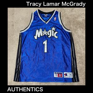 【オーセンティック】マグレディ　ユニフォーム　XLサイズ　チャンピオン　マジック　TMAC NBA ゲームシャツ Champion