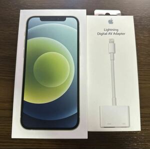 iPhone 12 64GB グリーン SIMロック解除済み avアダプタ付き